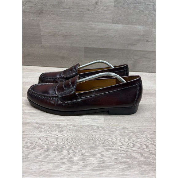 Cole Haan Pinch Penny Loafers Mens 12C Burgundy Upper Leather Formal Slip On main image 4